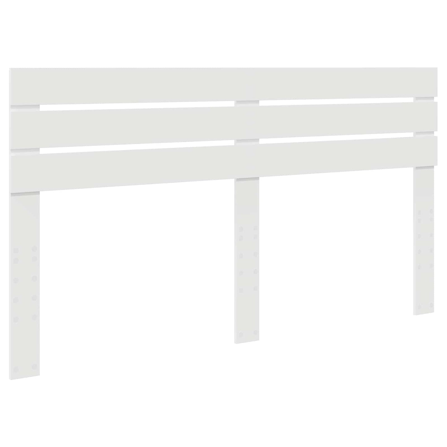 Storage Bed with Headboard White 180 x 200 cm Engineered Wood