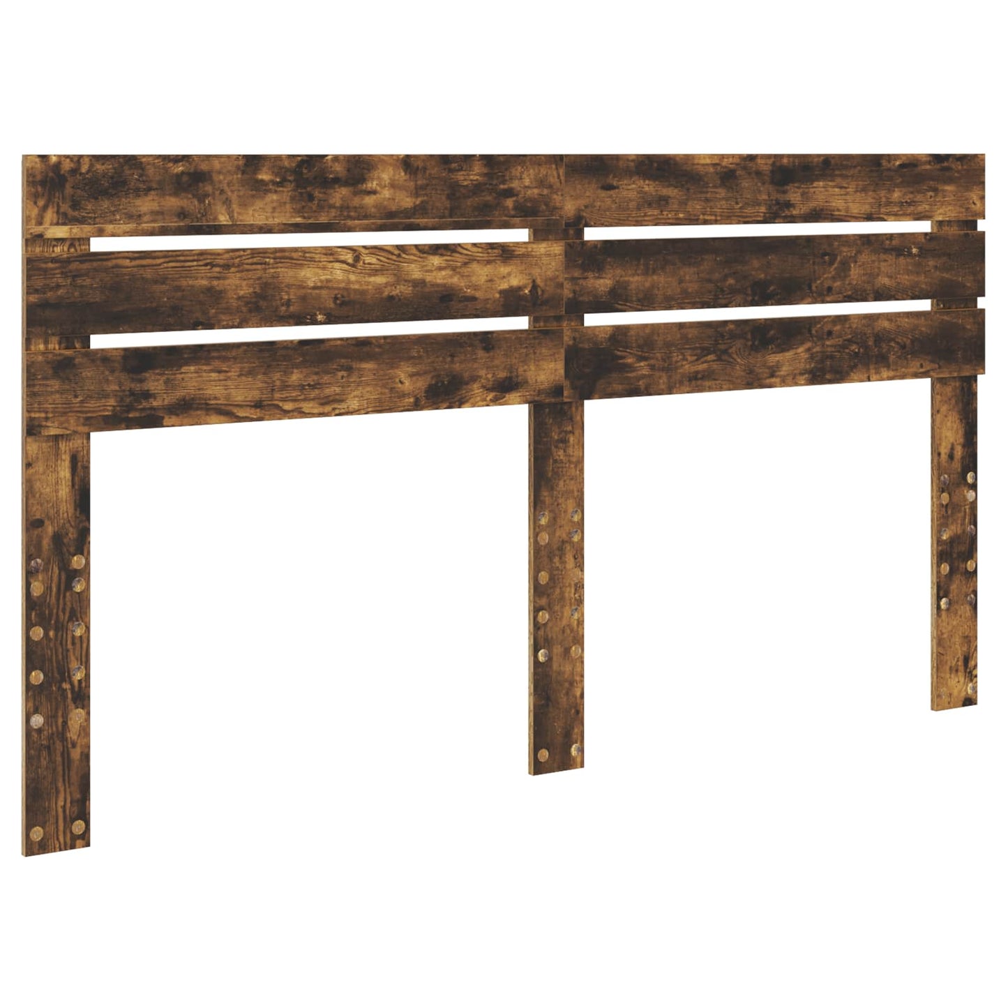 Storage Bed with Drawer Smoked Oak 180 x 200 cm Engineered Wood