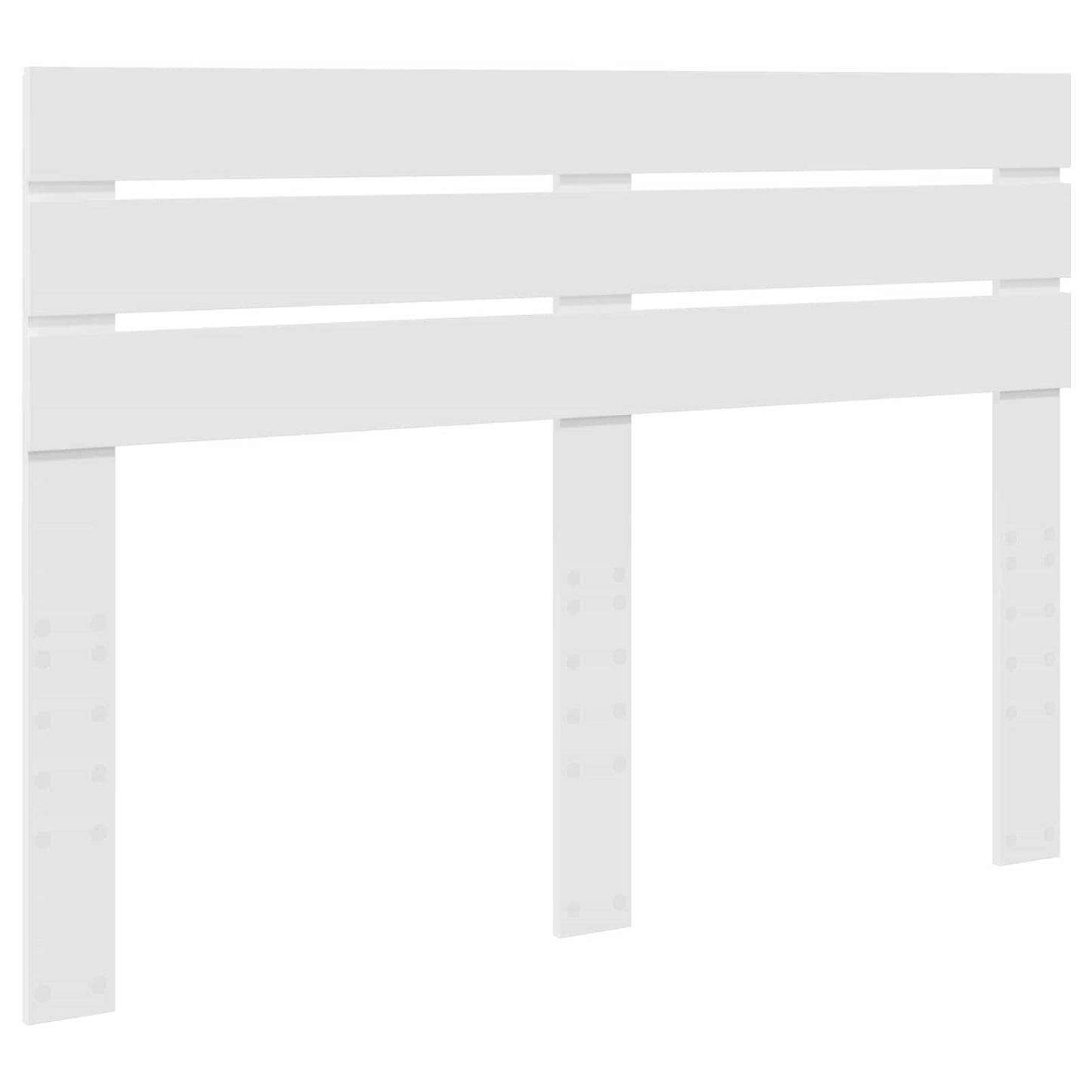 Storage Bed with Headboard White 160 x 200 cm Engineered Wood