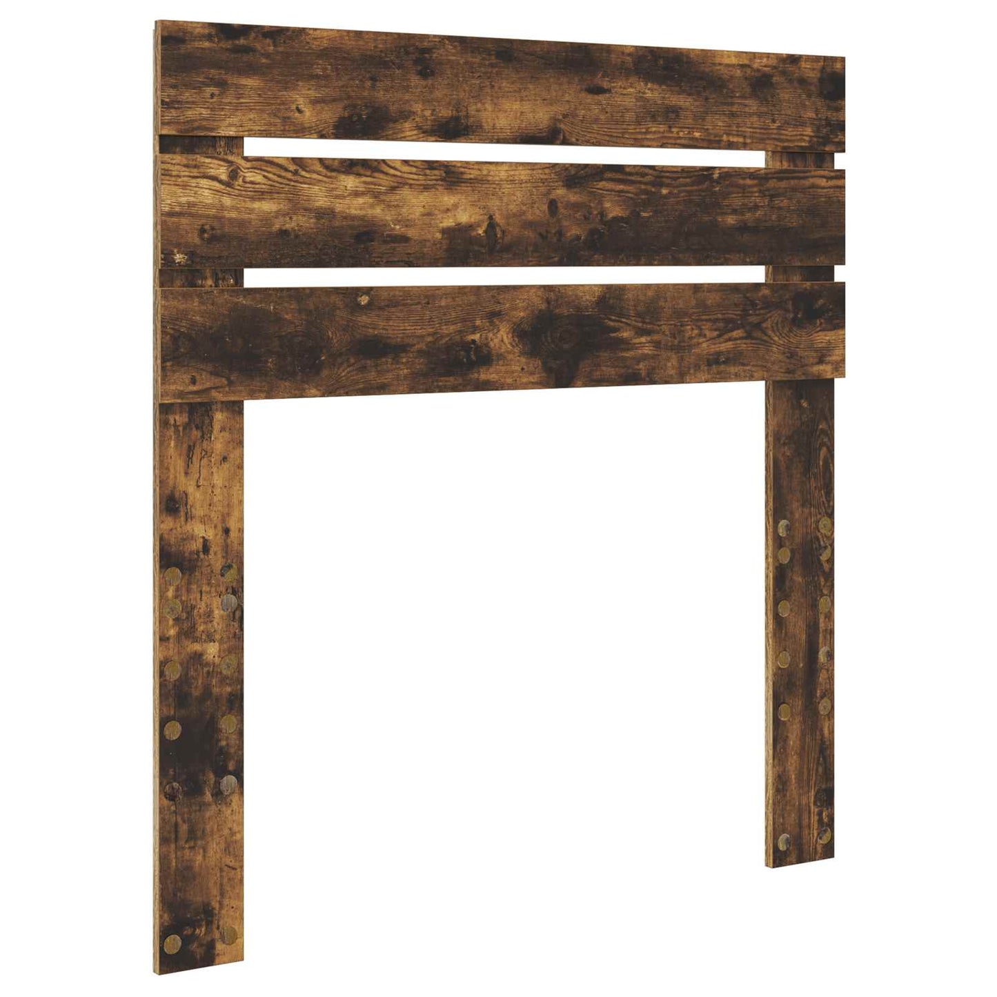 Bed Frame with Drawer Smoked Oak 100 x 200 cm Engineered Wood