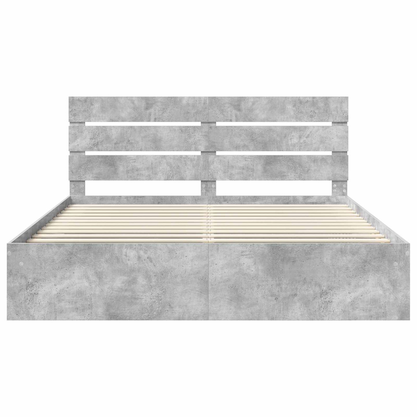Bed Frame with Headboard Concerte 180 x 200 cm Solid Pine Wood