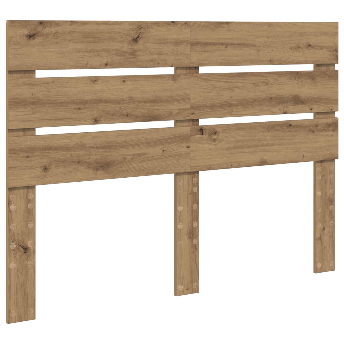 Bed Frame Artisian Oak 140 x 200 cm Solid Pine Wood