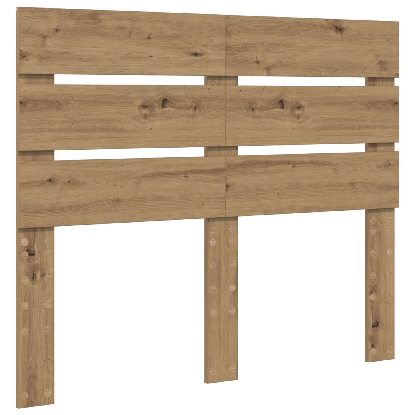 Bed Frame Artisian Oak 135 x 190 cm Solid Pine Wood