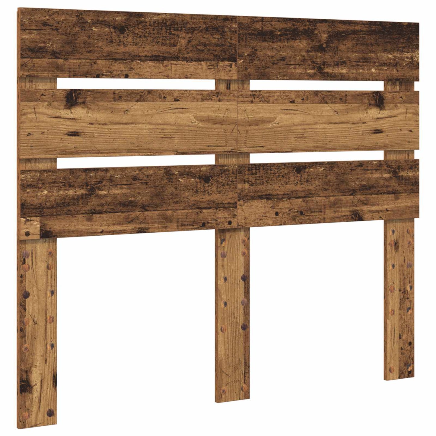 Bed Frame with Headboard Old Wood 120 x 200 cm Solid Pine Wood