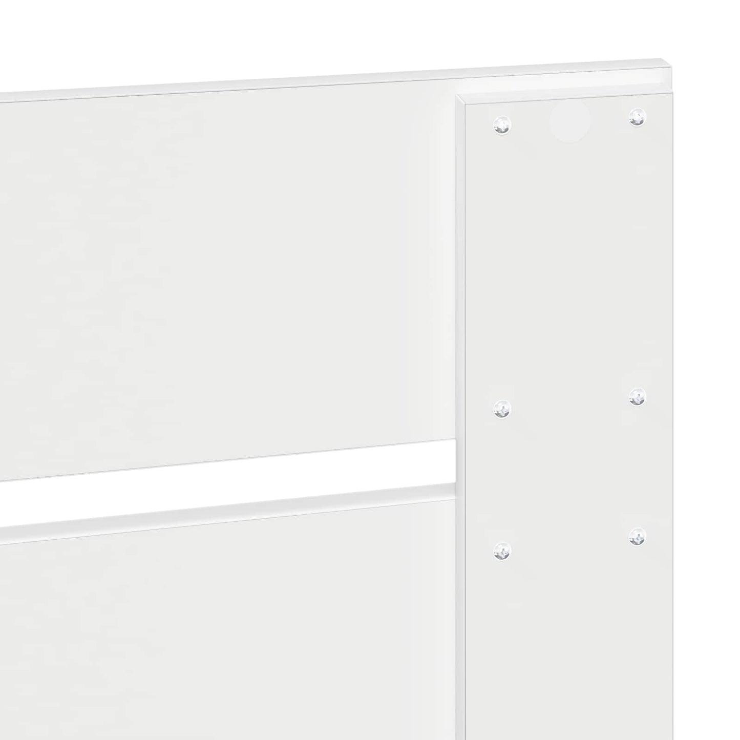 Bed Frame with Headboard White 90 x 190 cm Solid Pine Wood