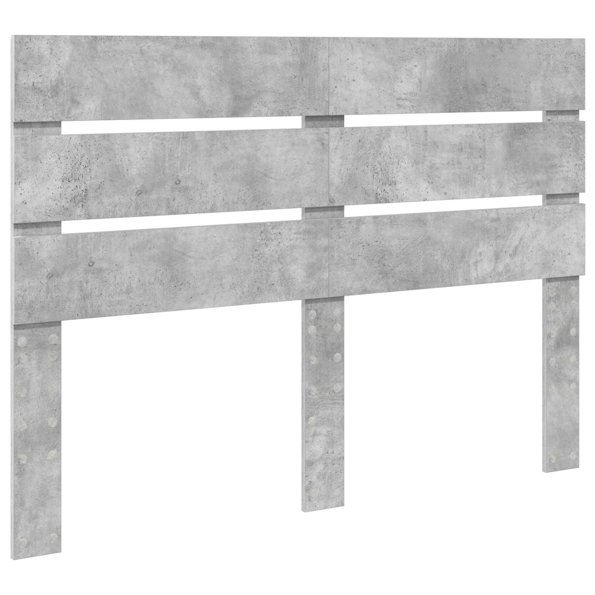 Bed Frame with Drawer Concrete Grey 140 x 200 cm Engineer Wood