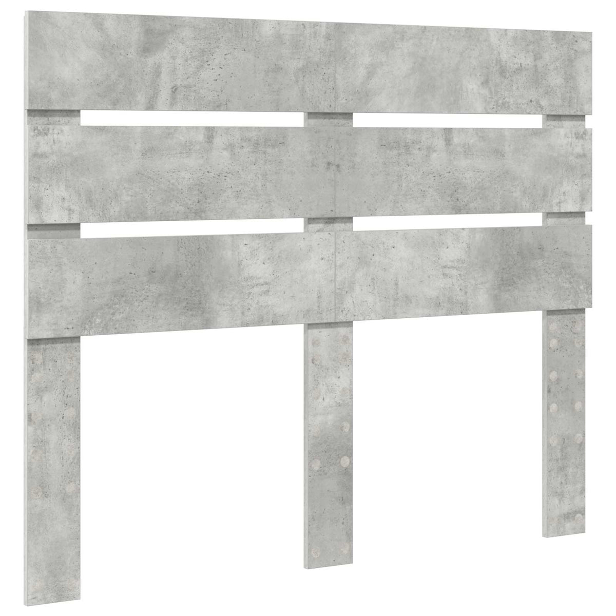 Bed Frame with Drawer Concrete Grey 135 x 190 cm Engineer Wood