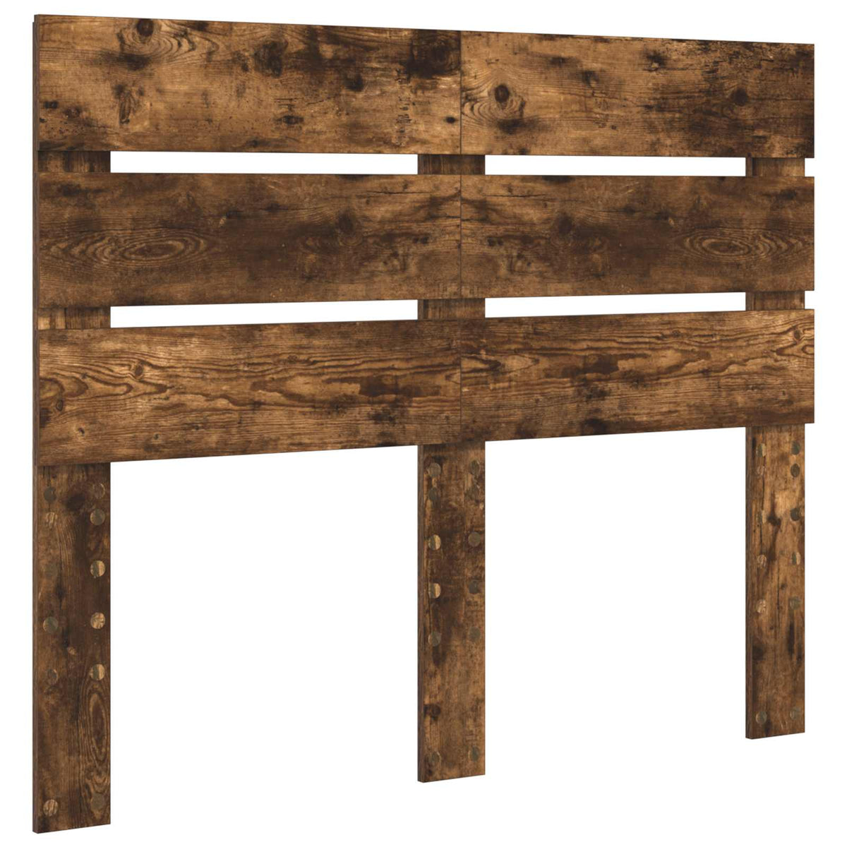 Bed Frame with Drawer Smoked Oak 135 x 190 cm Engineer Wood