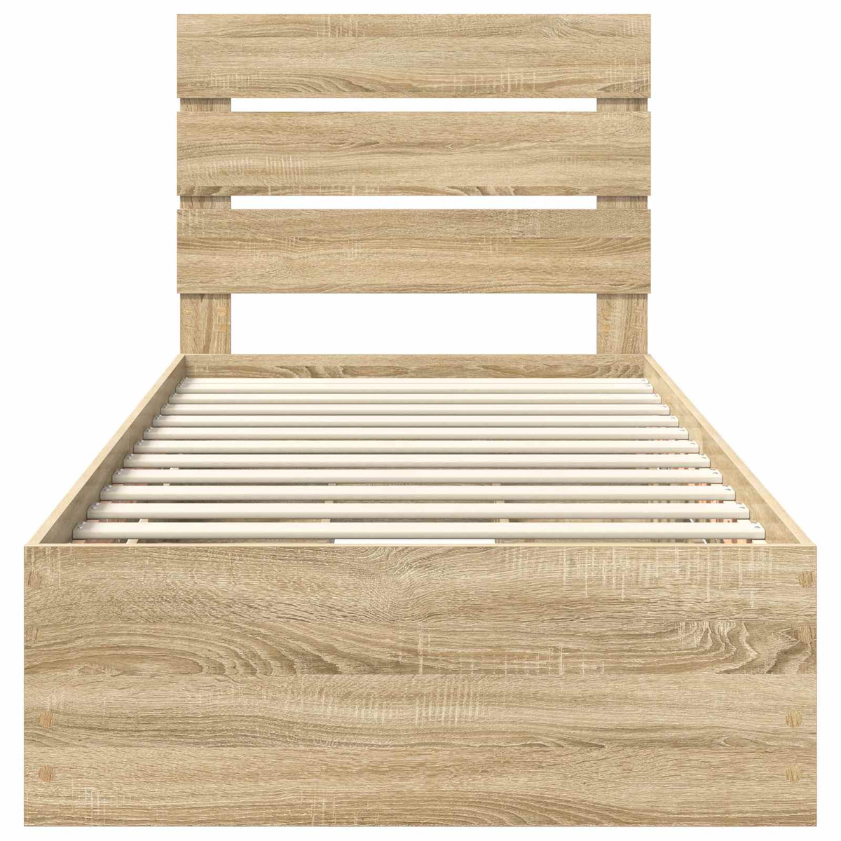Bed Frame with Drawer Sonoma Oak 100 x 200 cm Engineer Wood