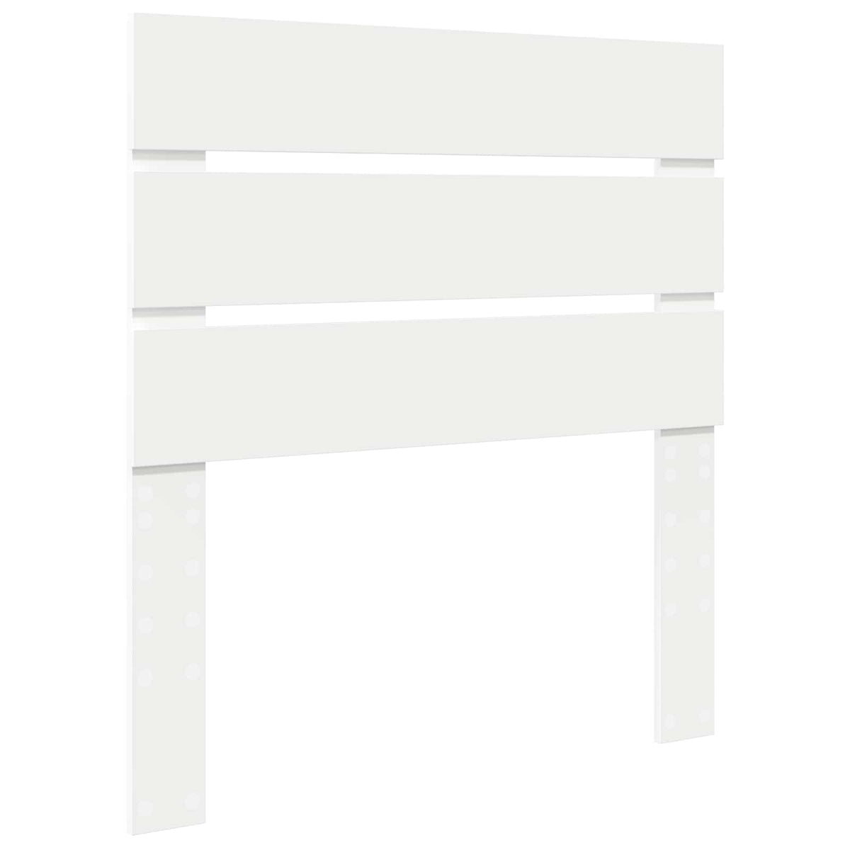 Bed Frame with Drawer White 75 x 190 cm Engineer Wood