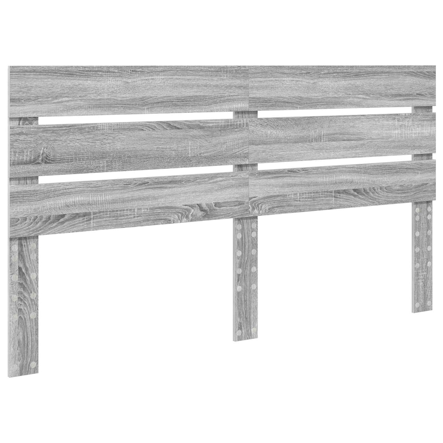 Storage Bed Grey Sonoma 160 x 200 cm Engineered Wood