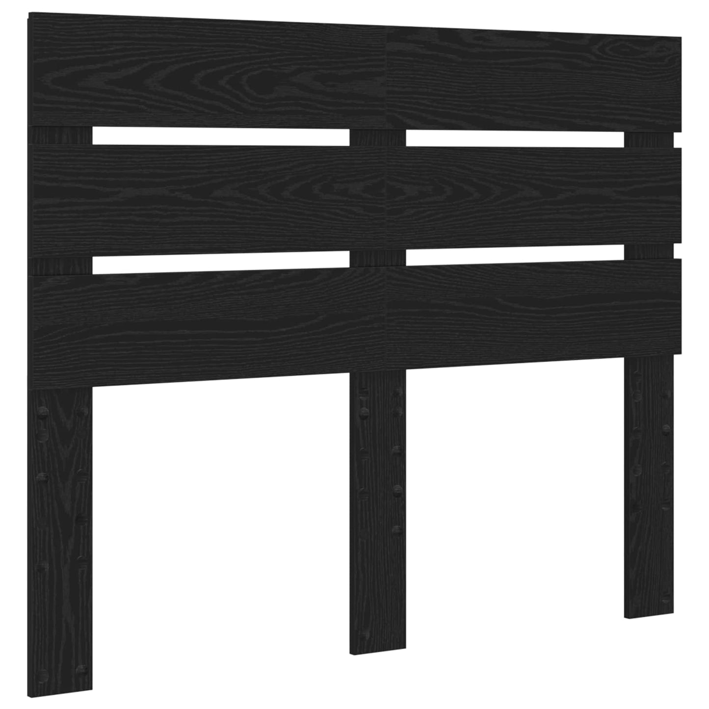Bed Frame with Drawer Black Oak 120 x 200 cm Engineered Wood