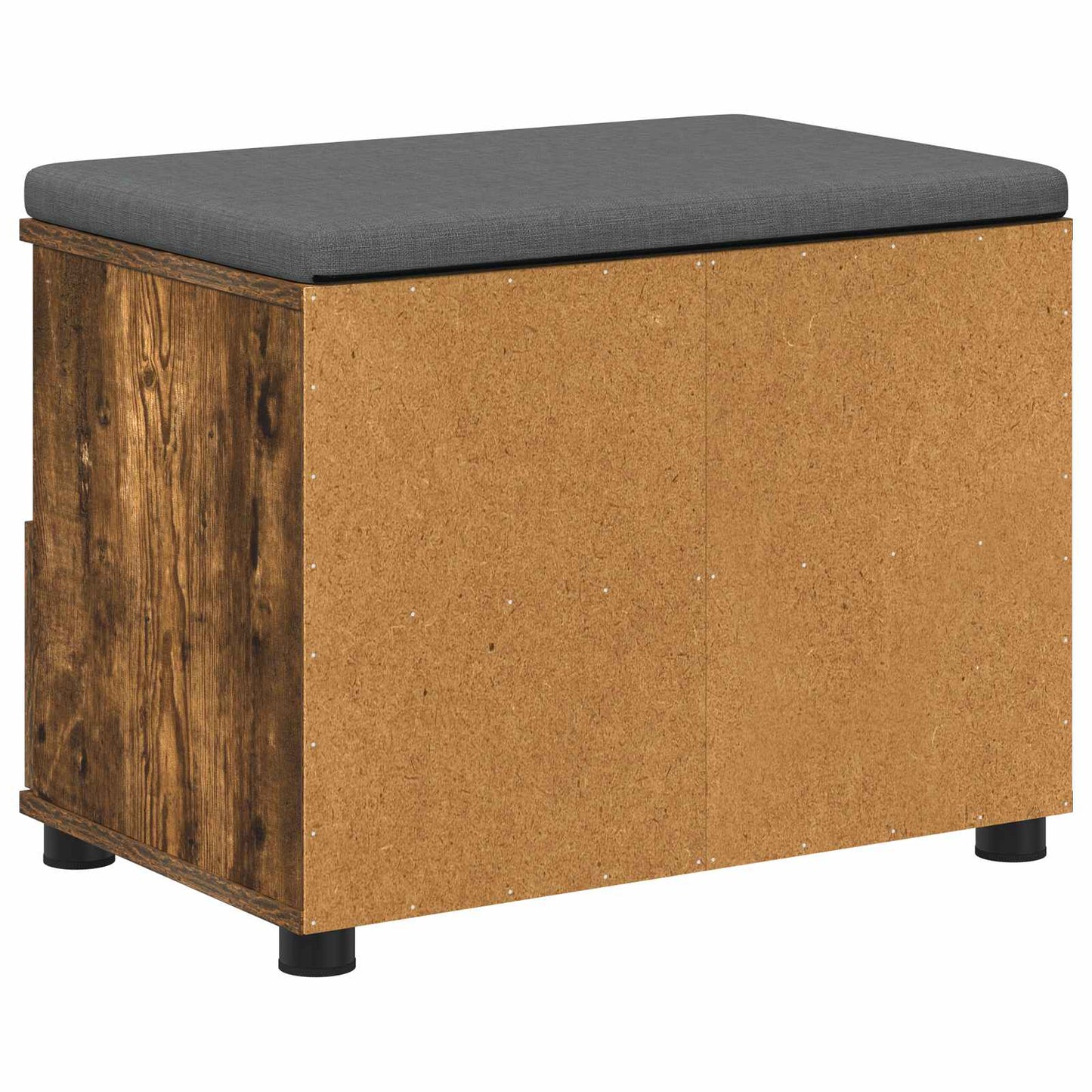 Hall Bench Smoked Oak 60 x 38 x 46 cm