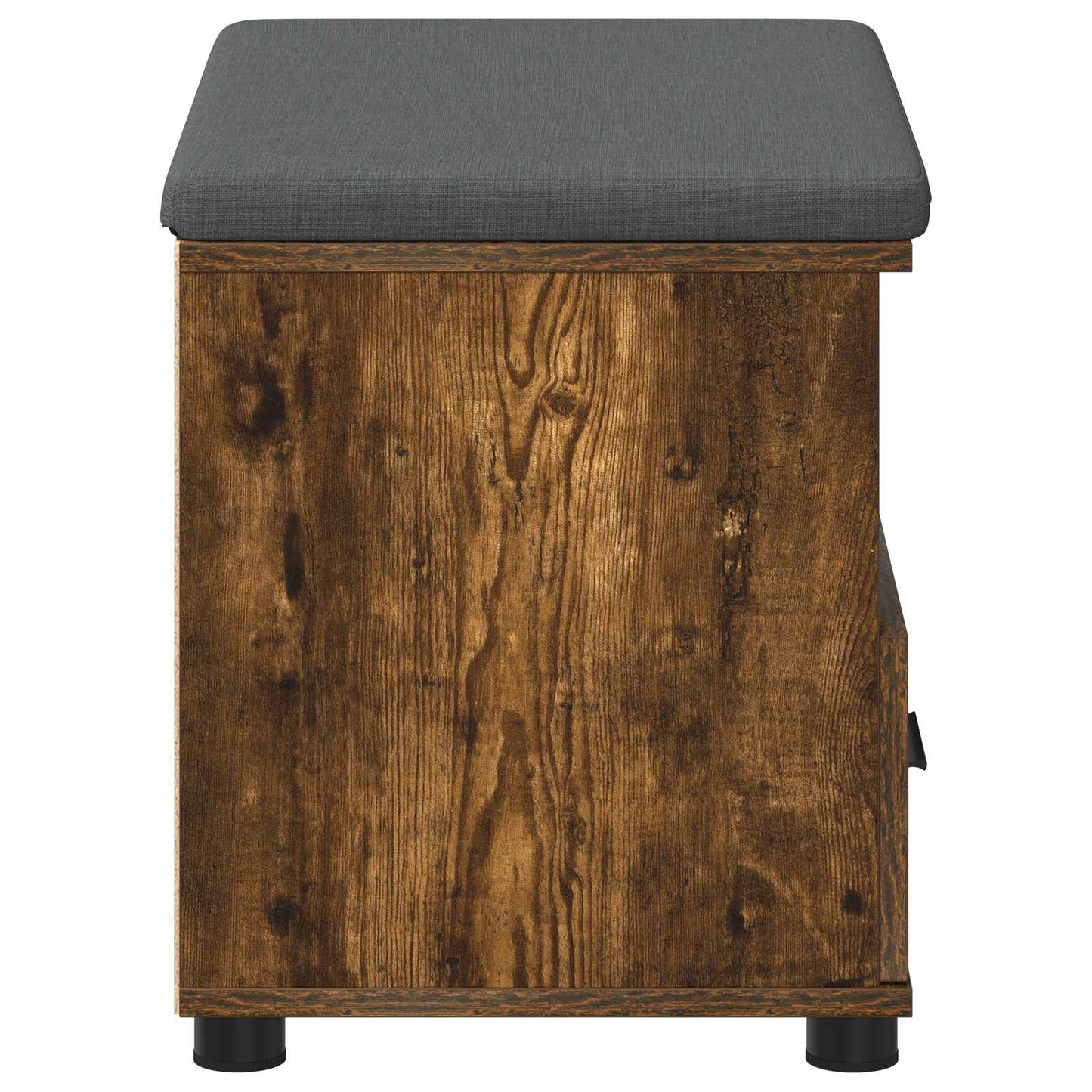 Hall Bench Smoked Oak 60 x 38 x 46 cm