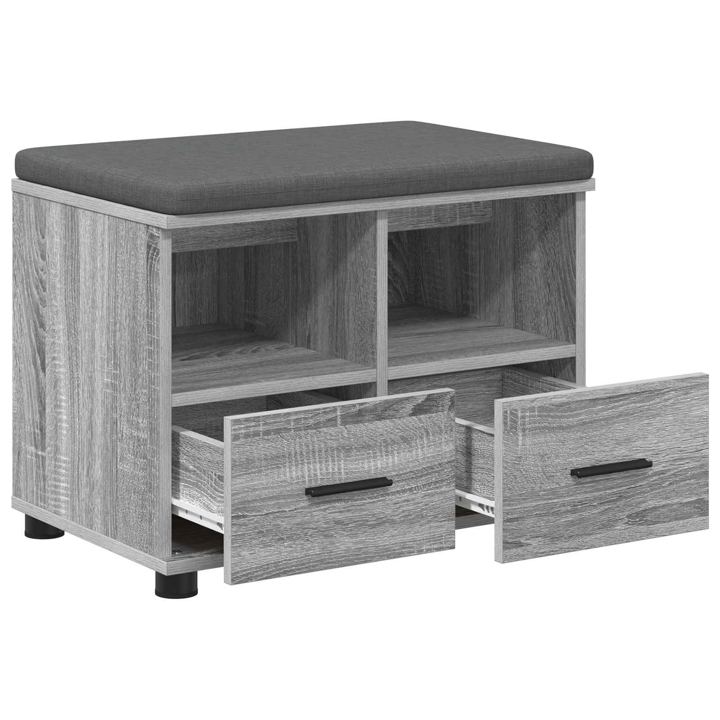Hall Bench Grey Sonoma 60 x 38 x 46 cm