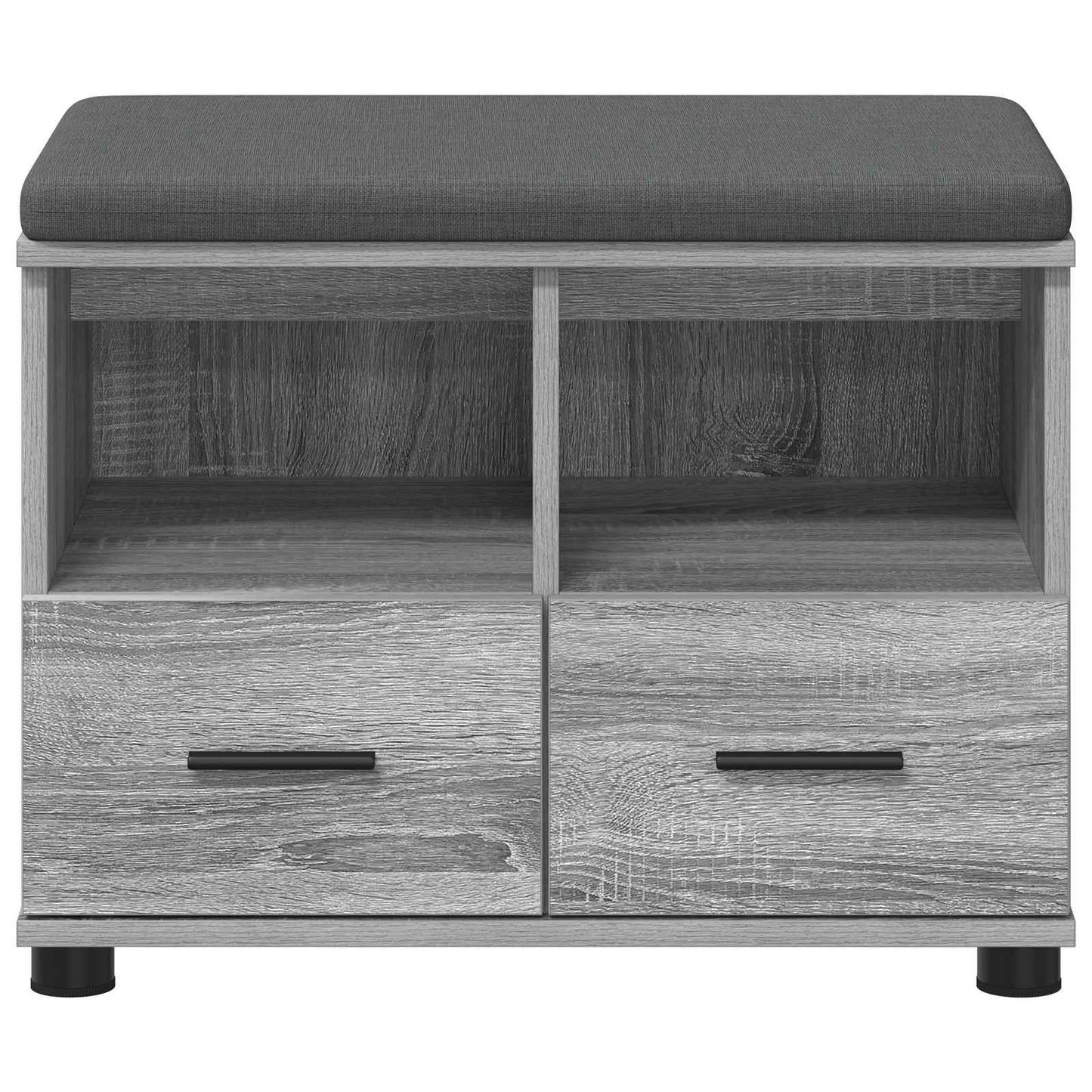 Hall Bench Grey Sonoma 60 x 38 x 46 cm
