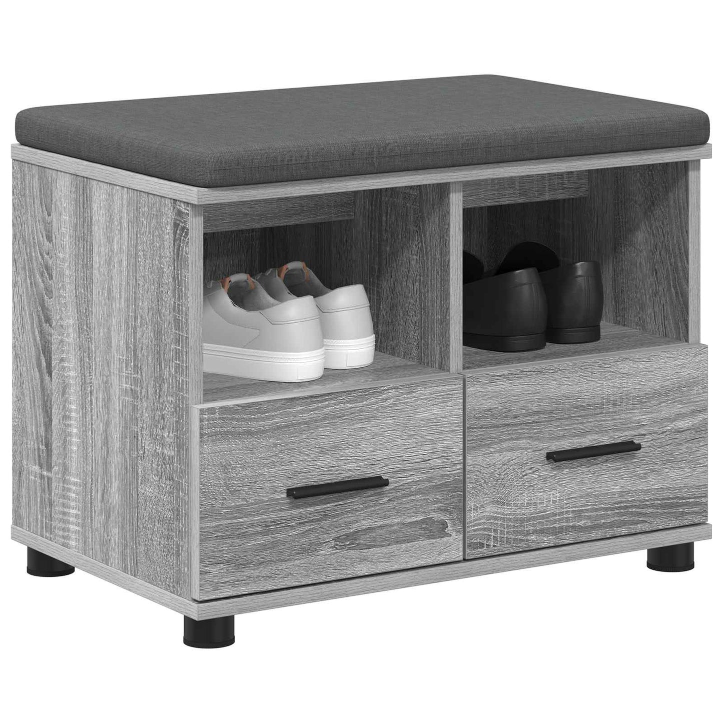Hall Bench Grey Sonoma 60 x 38 x 46 cm