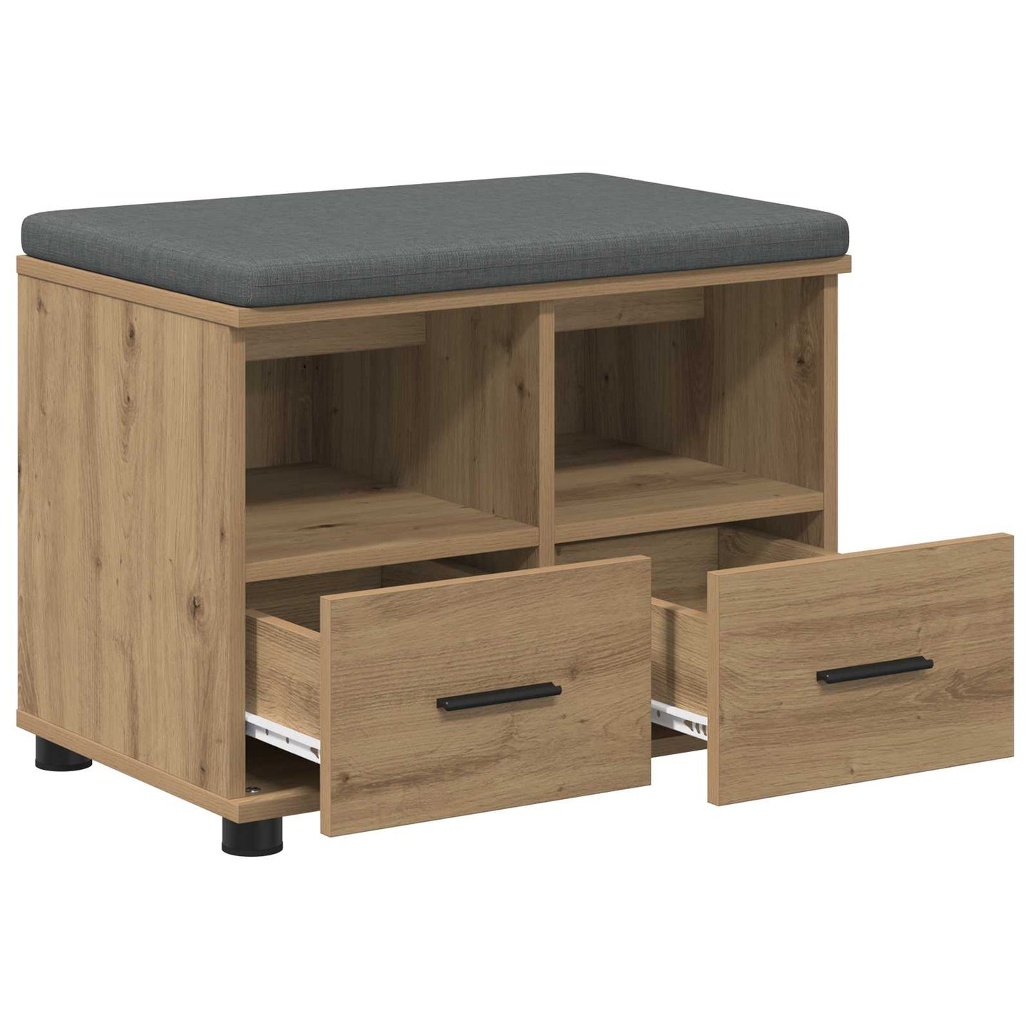 Hall Bench Artisan Oak 60 x 38 x 46 cm