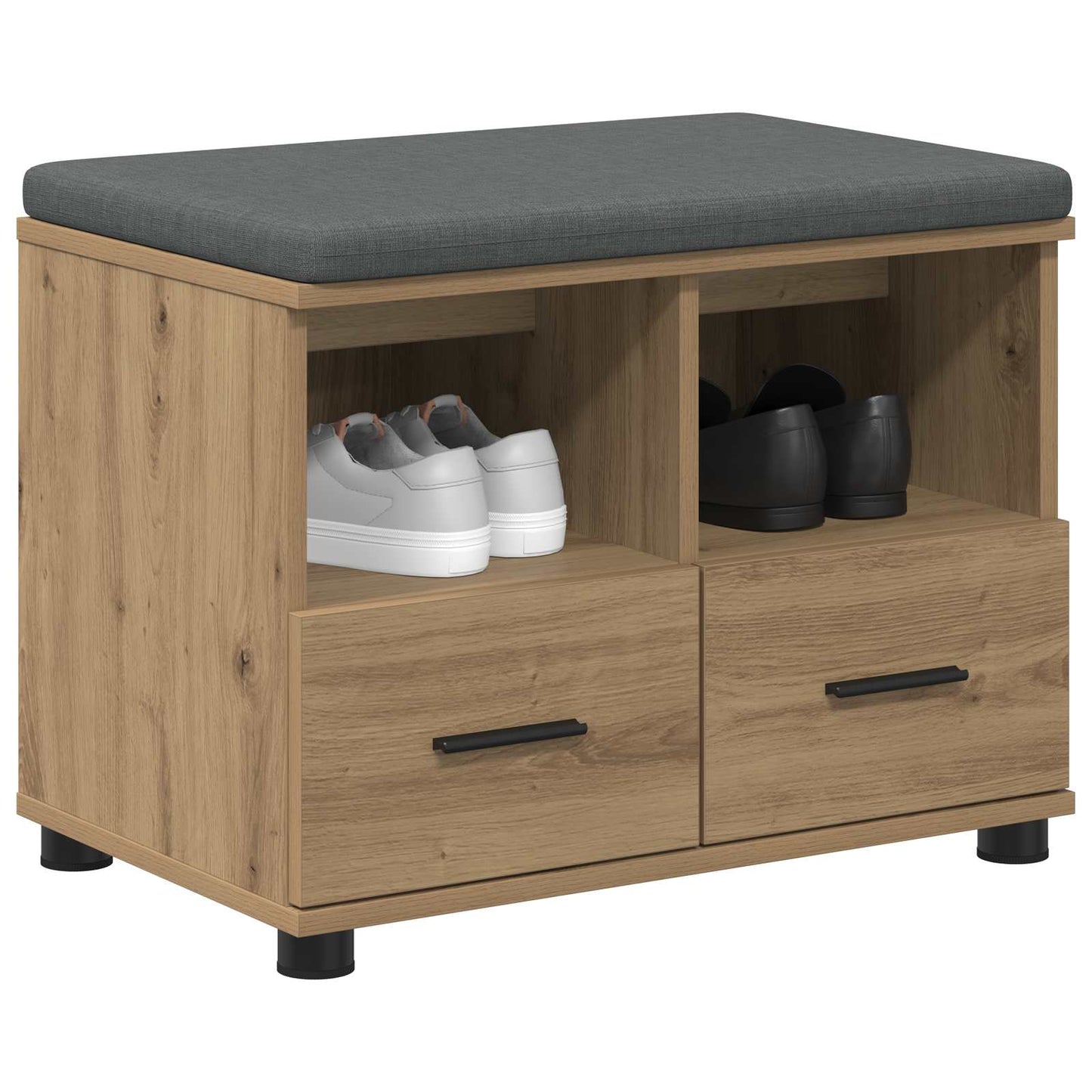 Hall Bench Artisan Oak 60 x 38 x 46 cm