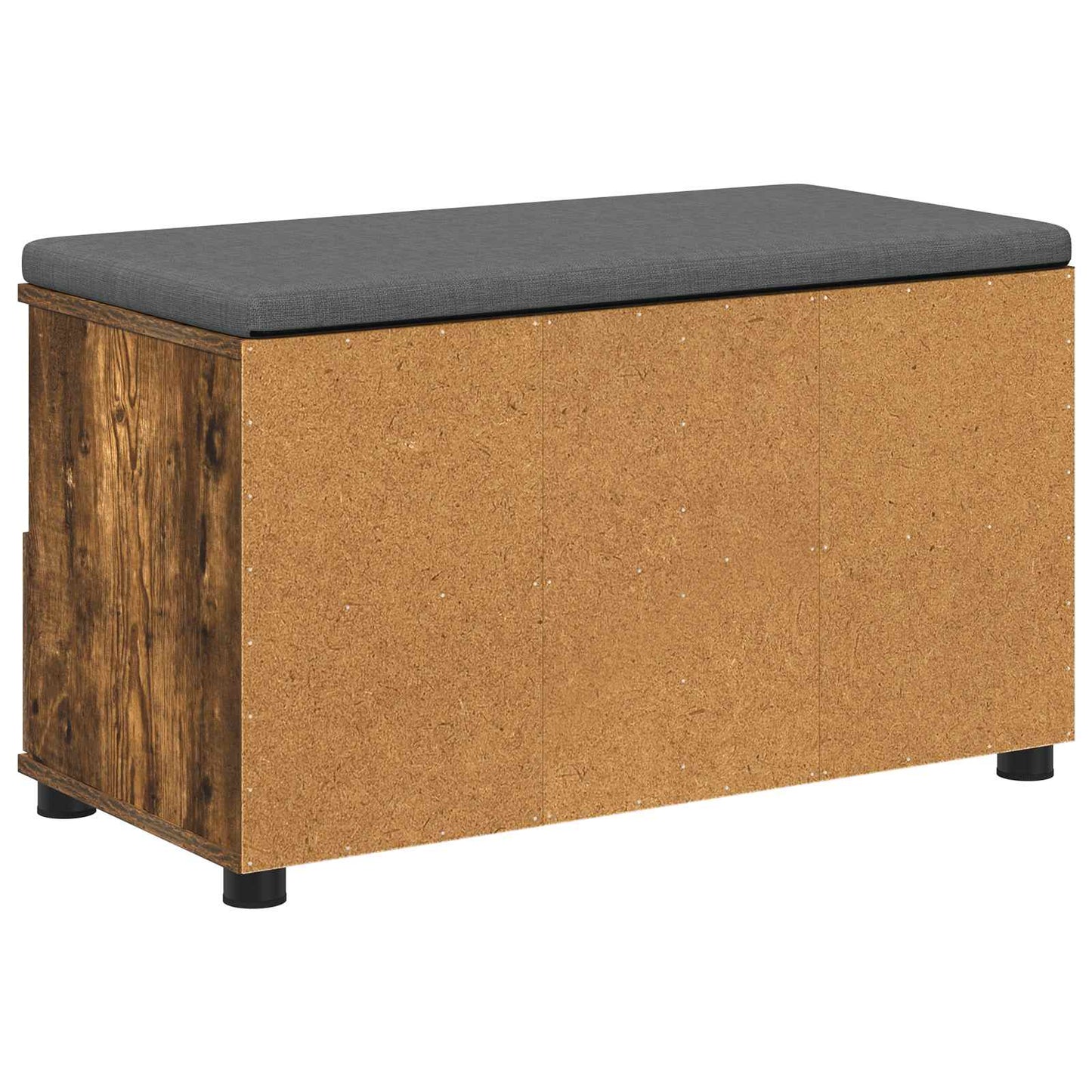 Hall Bench Smoked Oak 80 x 38 x 46 cm