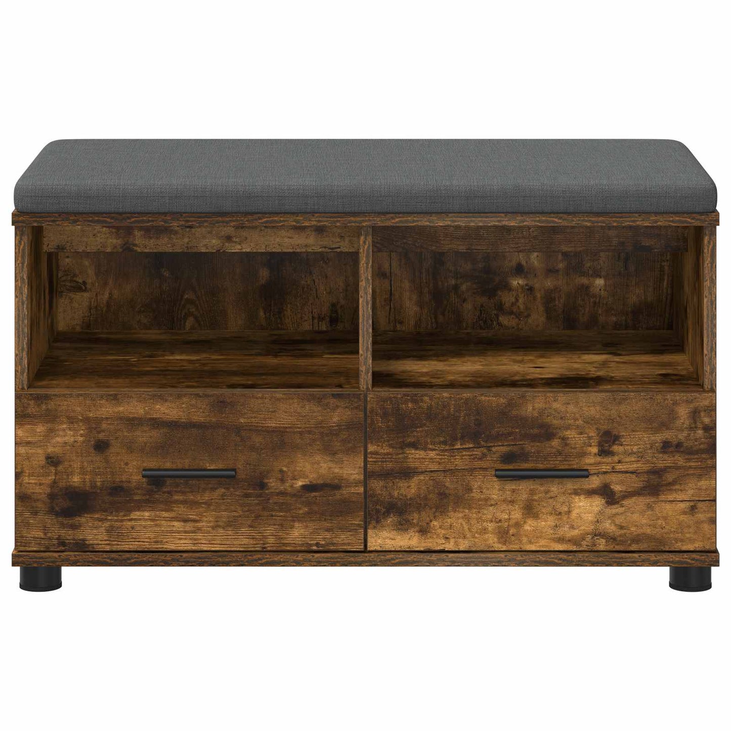 Hall Bench Smoked Oak 80 x 38 x 46 cm