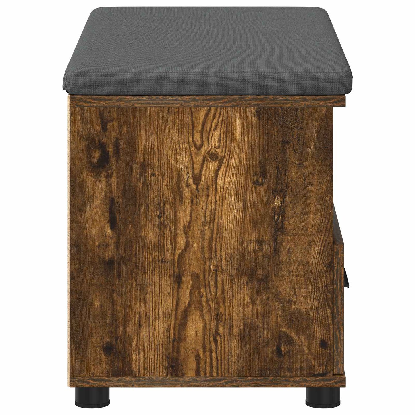 Hall Bench Smoked Oak 80 x 38 x 46 cm