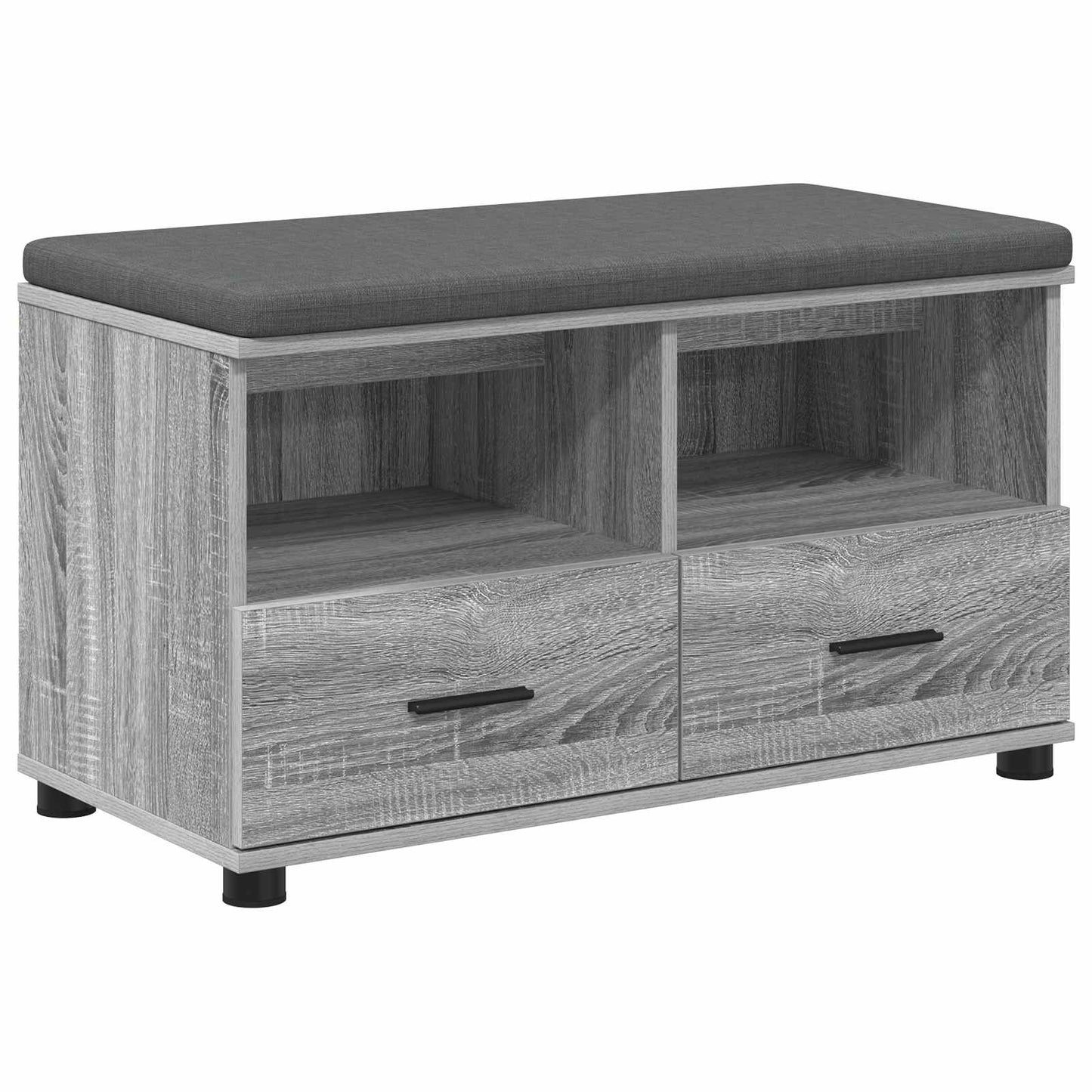 Hall Bench Grey Sonoma 80 x 38 x 46 cm