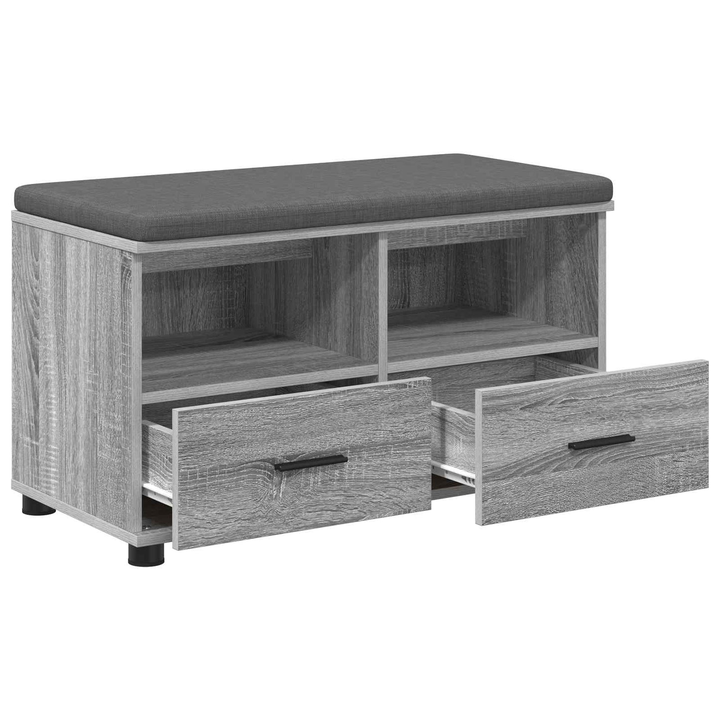 Hall Bench Grey Sonoma 80 x 38 x 46 cm