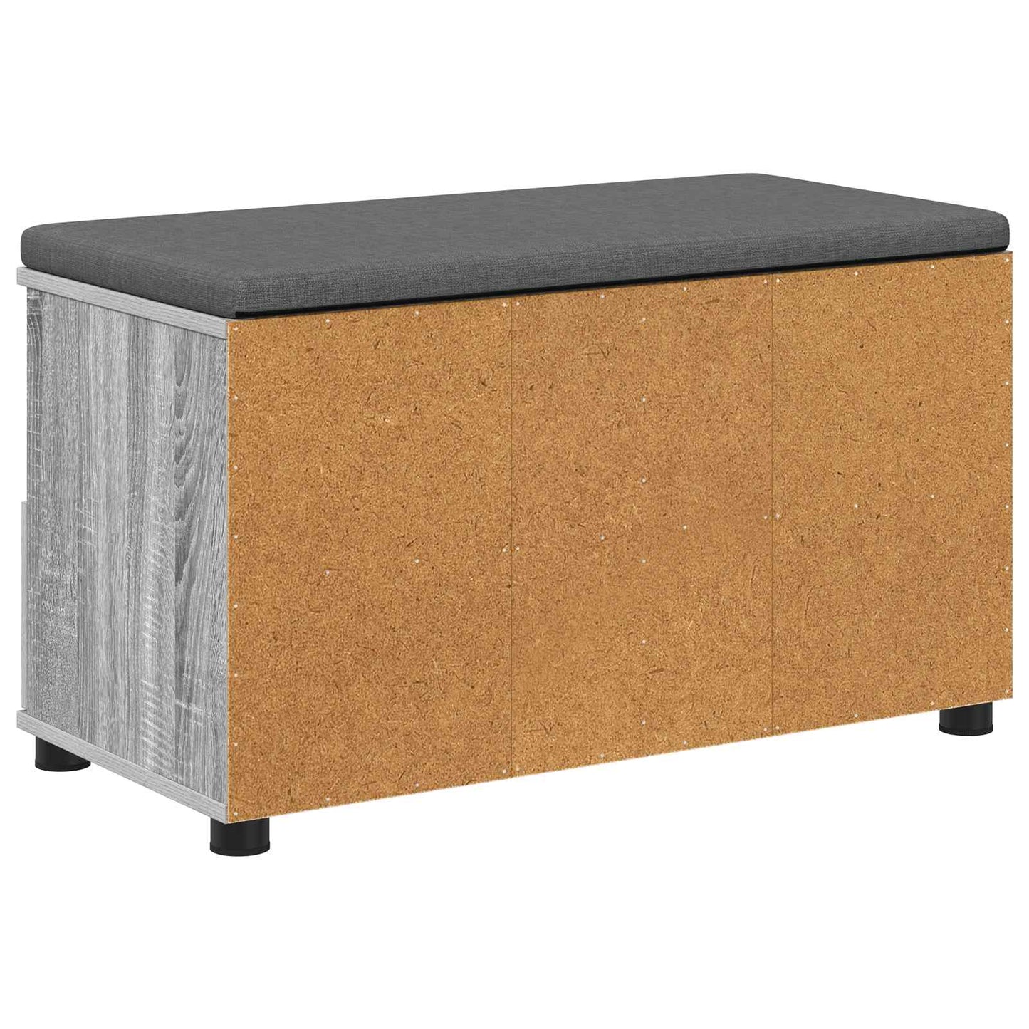 Hall Bench Grey Sonoma 80 x 38 x 46 cm