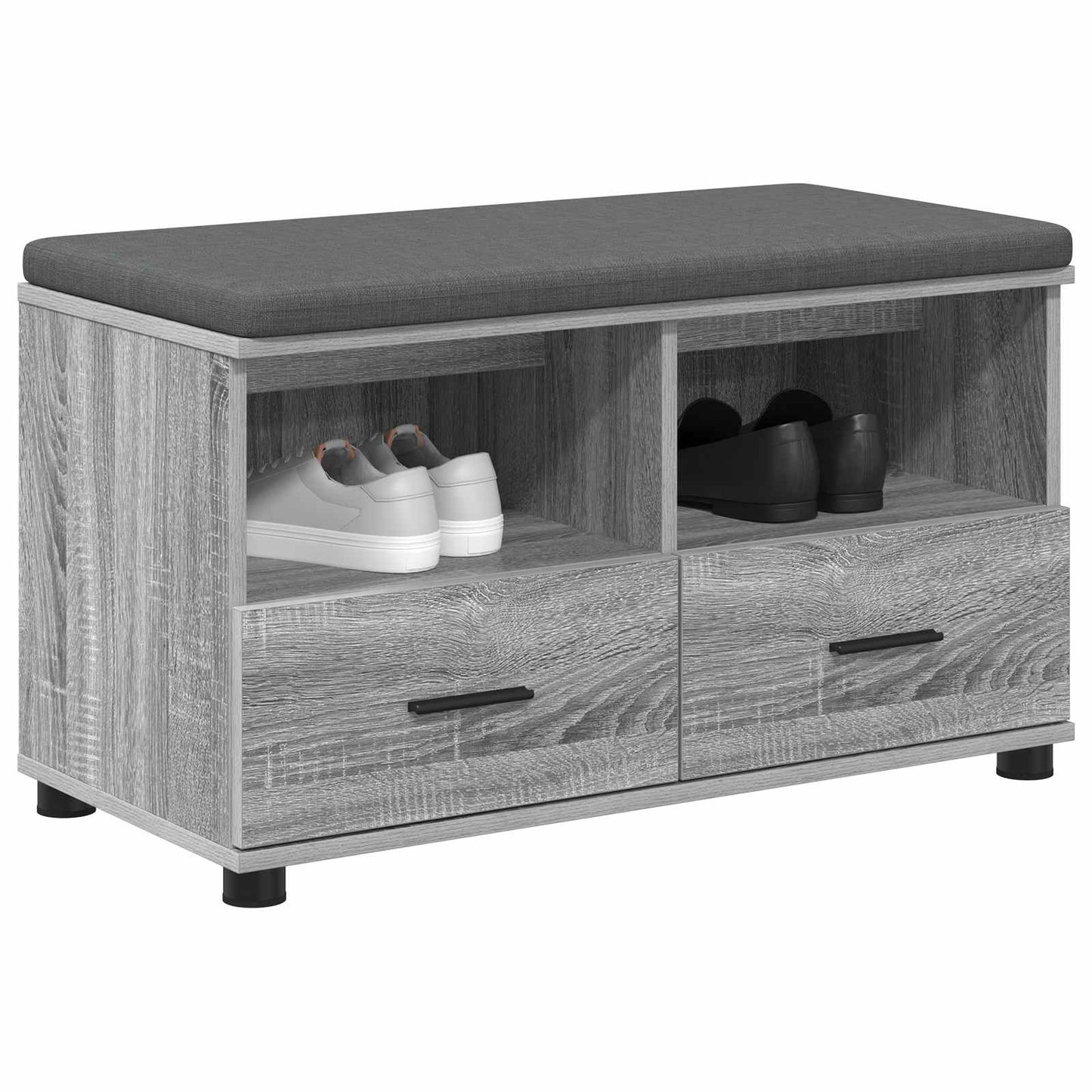Hall Bench Grey Sonoma 80 x 38 x 46 cm