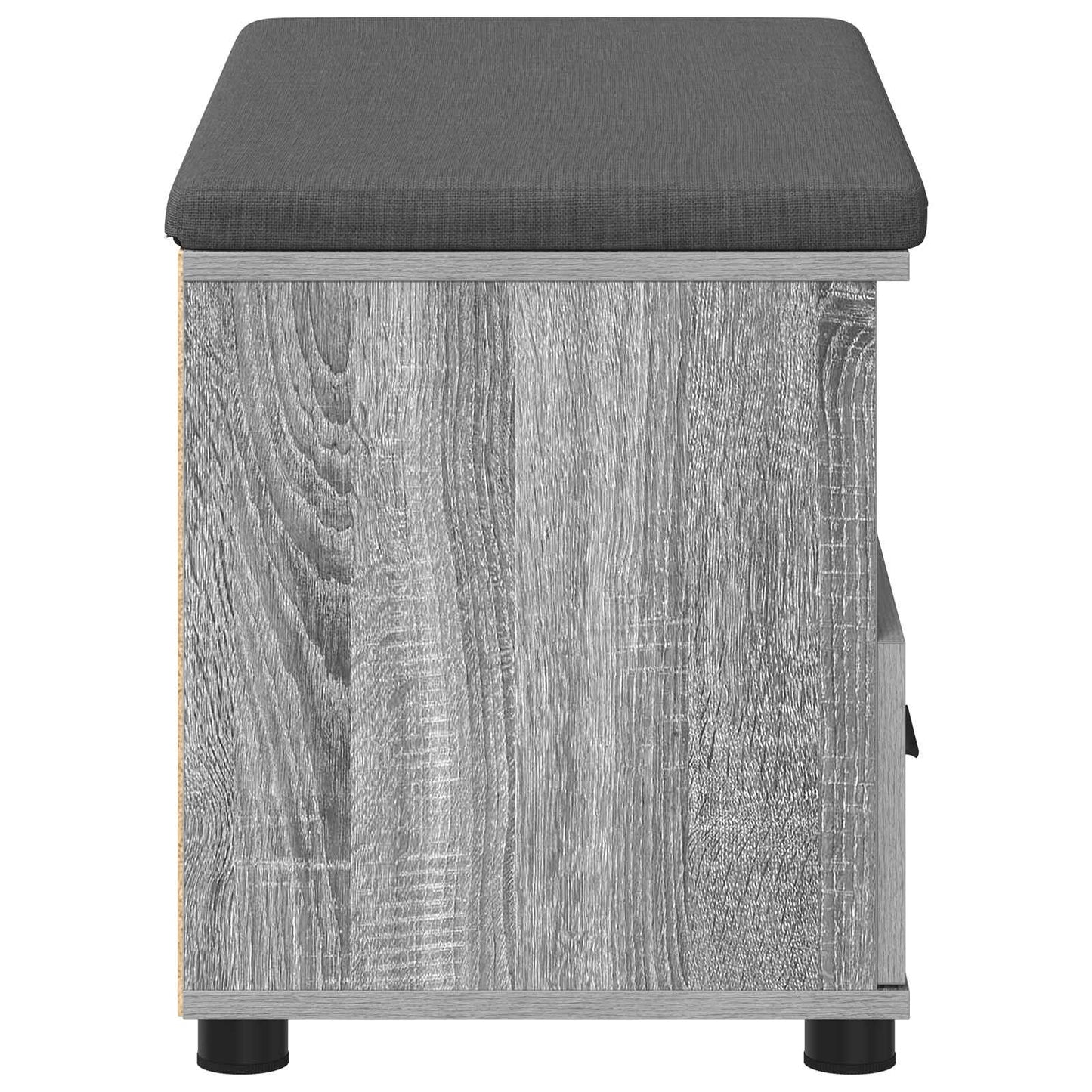 Hall Bench Grey Sonoma 80 x 38 x 46 cm