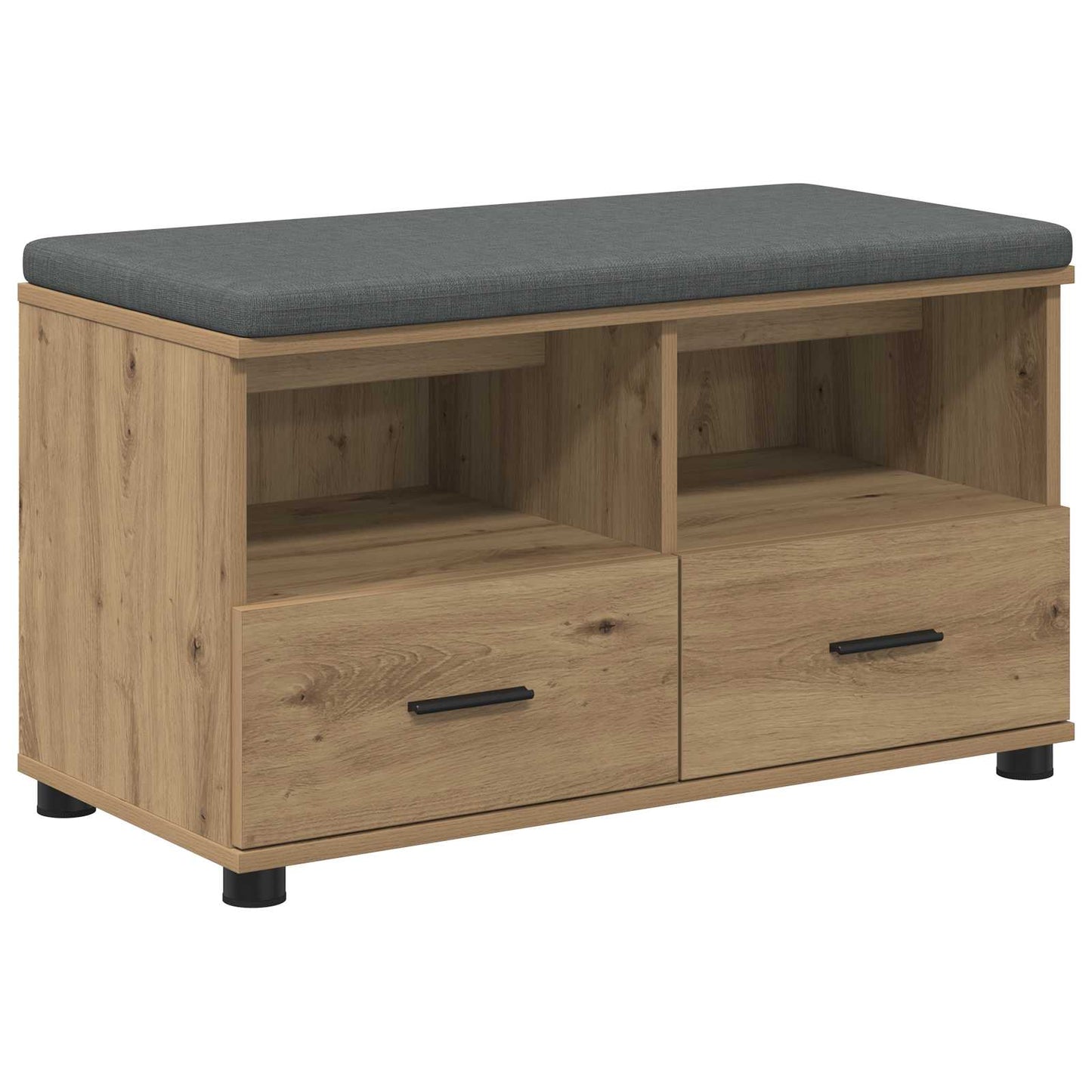 Hall Bench Artisan Oak 80 x 38 x 46 cm