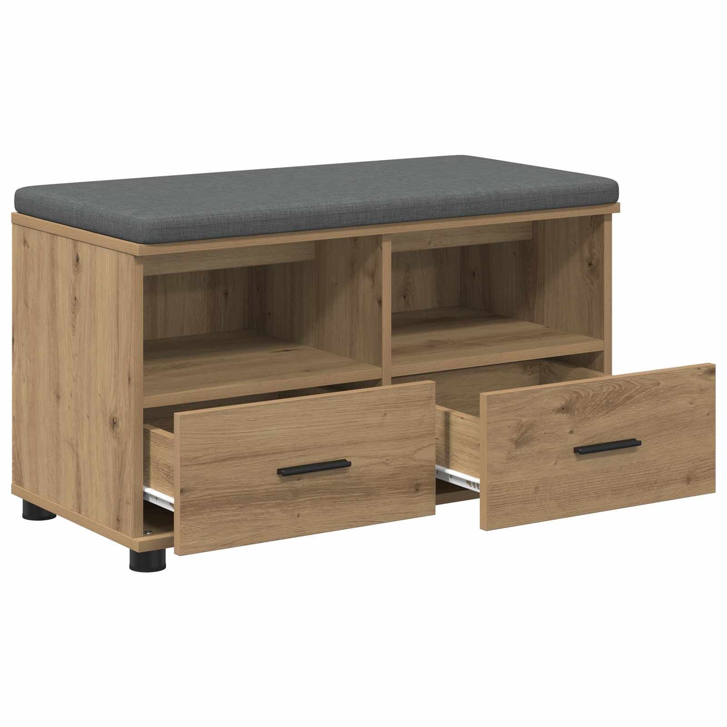 Hall Bench Artisan Oak 80 x 38 x 46 cm