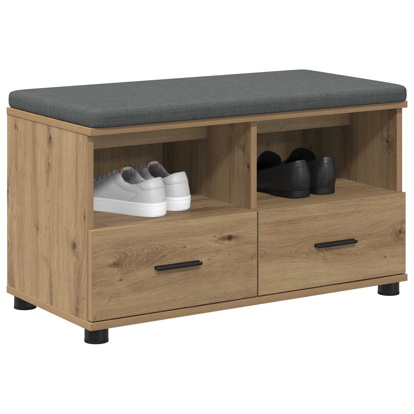 Hall Bench Artisan Oak 80 x 38 x 46 cm