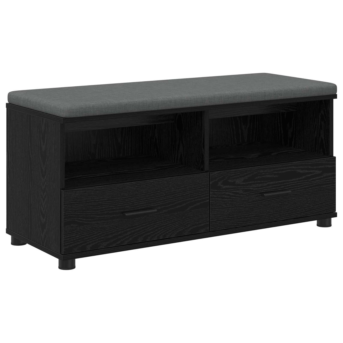 Hall Bench Black Oak 100 x 38 x 46 cm