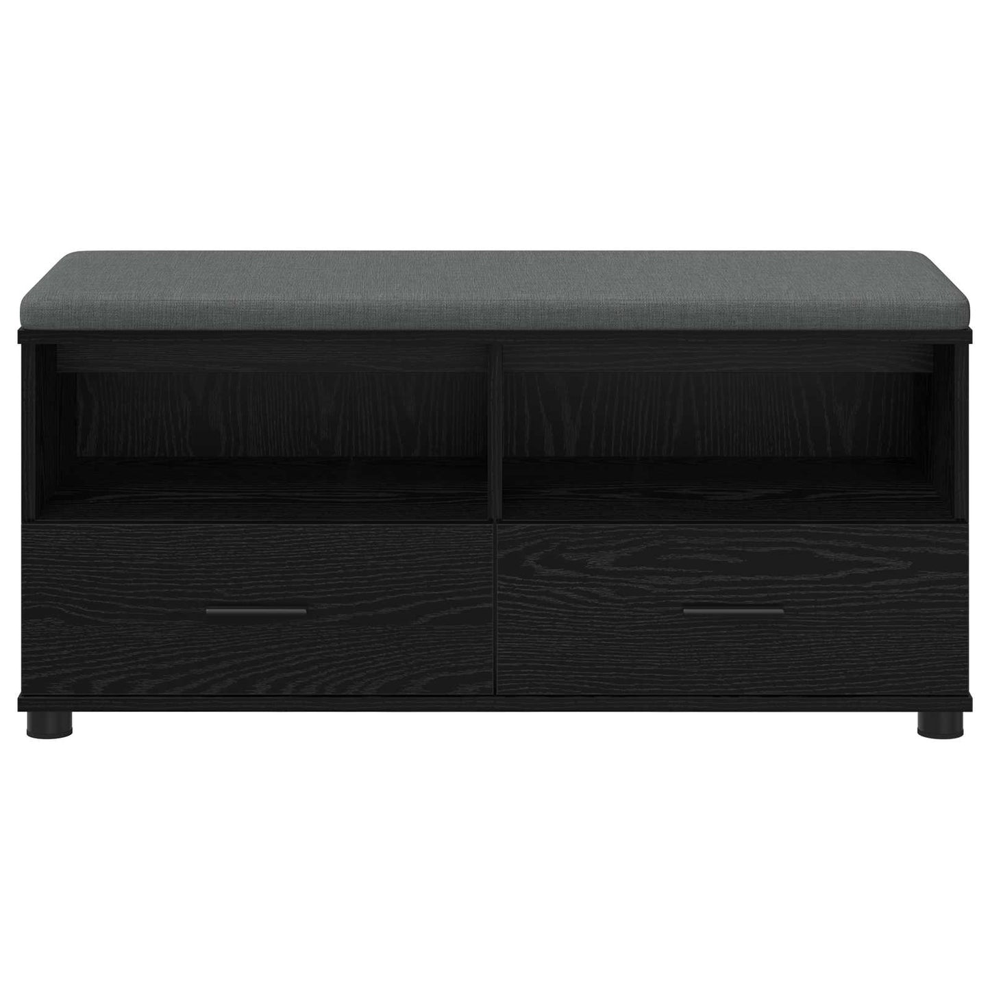 Hall Bench Black Oak 100 x 38 x 46 cm