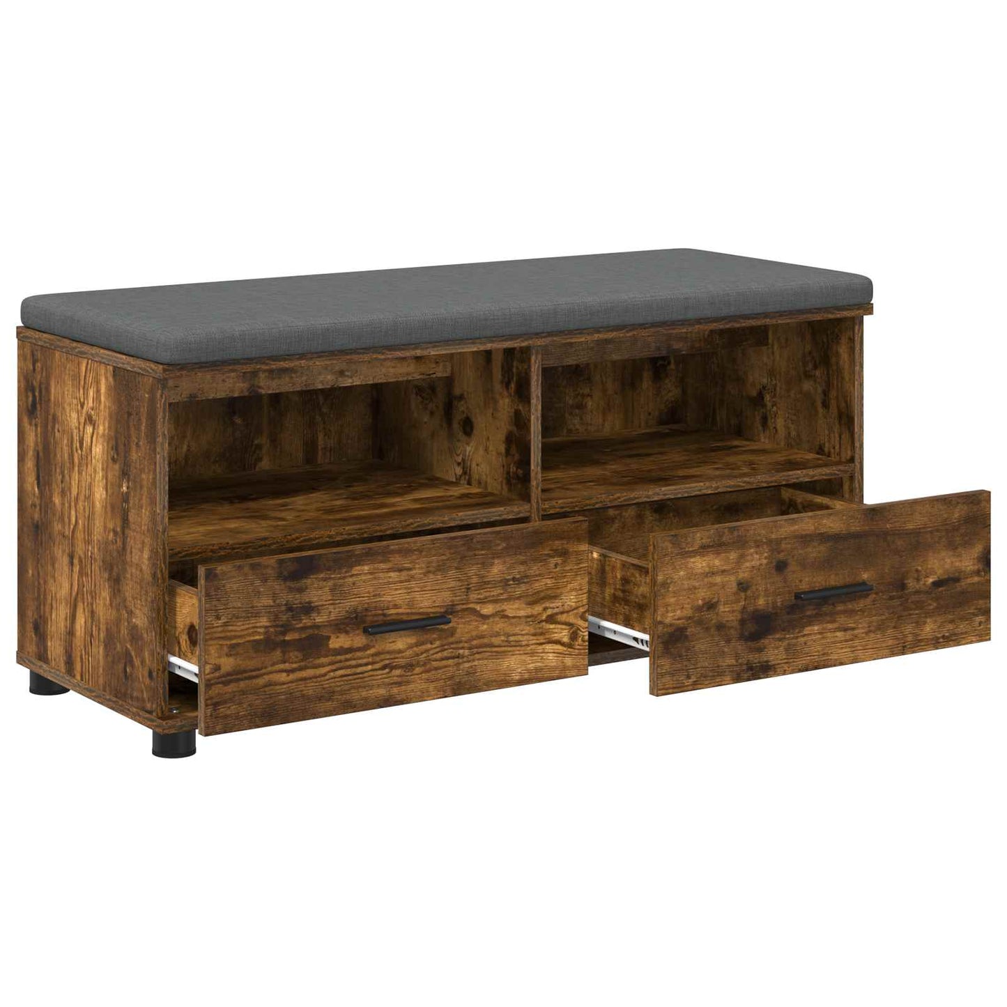 Hall Bench Smoked Oak 100 x 38 x 46 cm