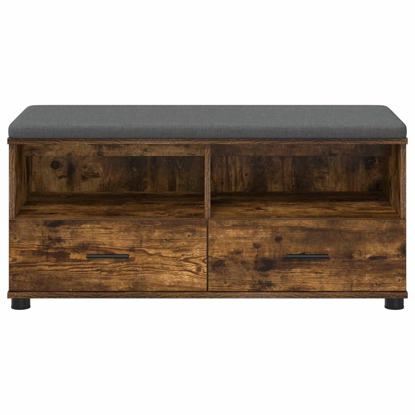 Hall Bench Smoked Oak 100 x 38 x 46 cm