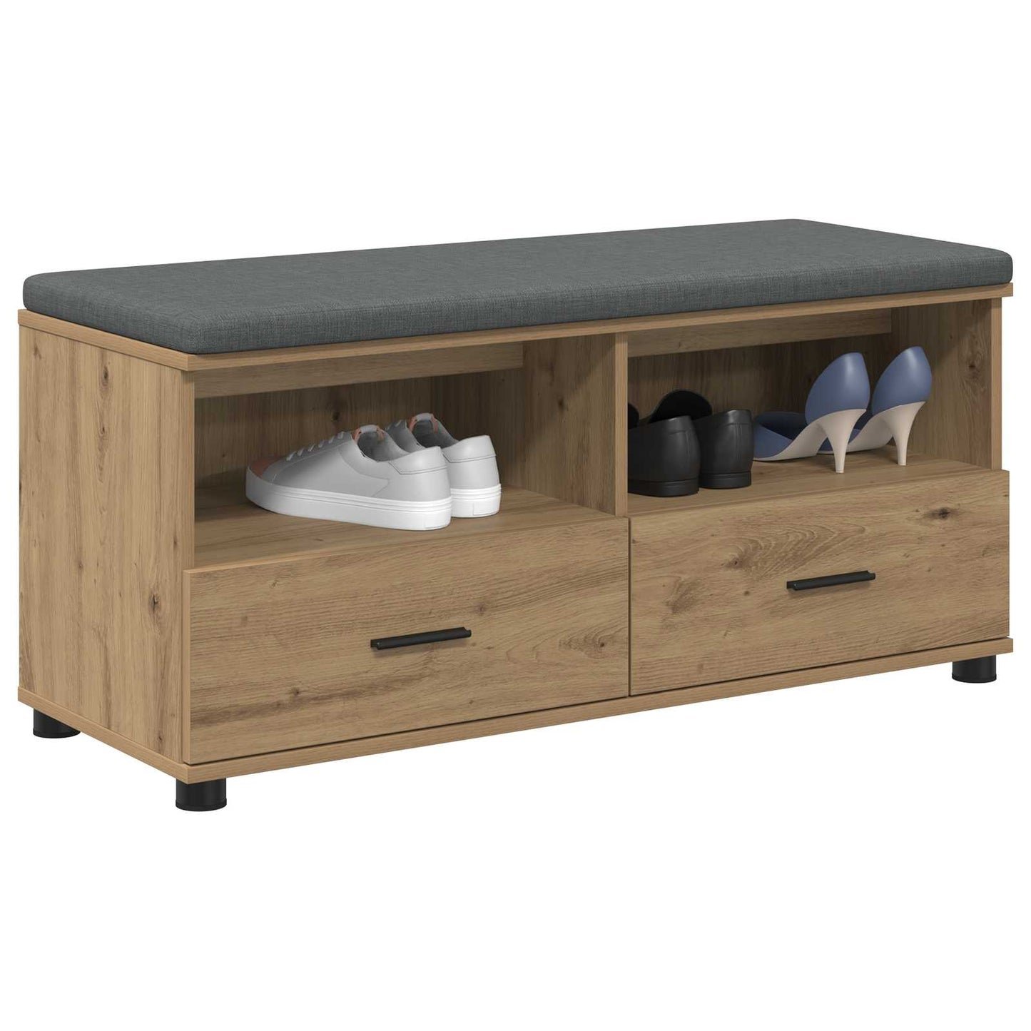 Hall Bench Artisan Oak 100 x 38 x 46 cm