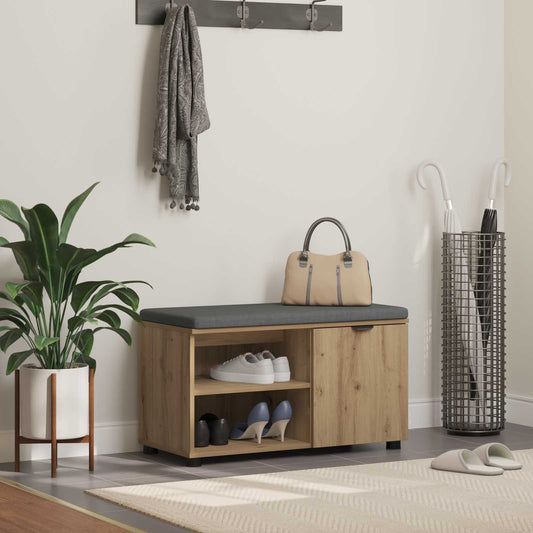 Hall Bench Artisan Oak 80 x 38 x 46 cm