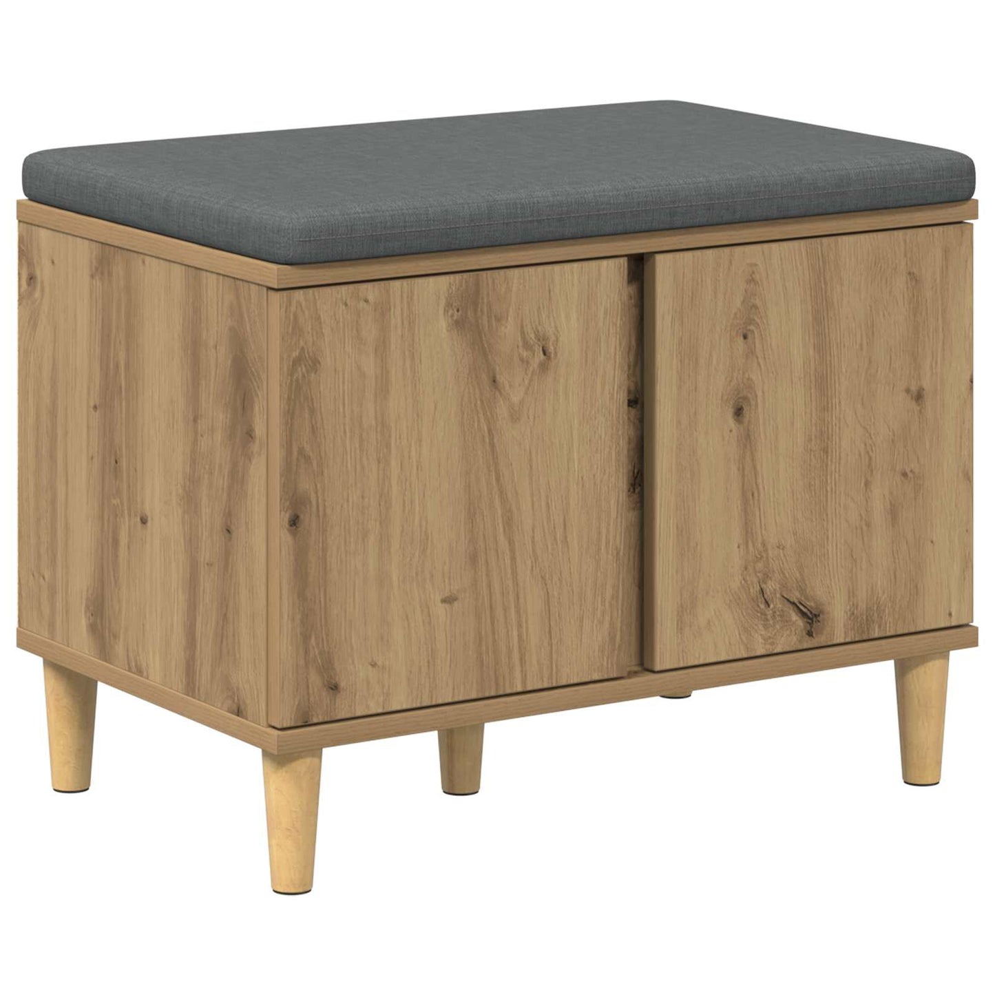 Hall Bench Artisan Oak 60 x 38 x 46 cm