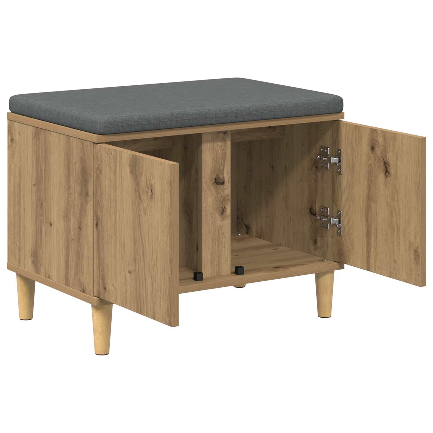 Hall Bench Artisan Oak 60 x 38 x 46 cm