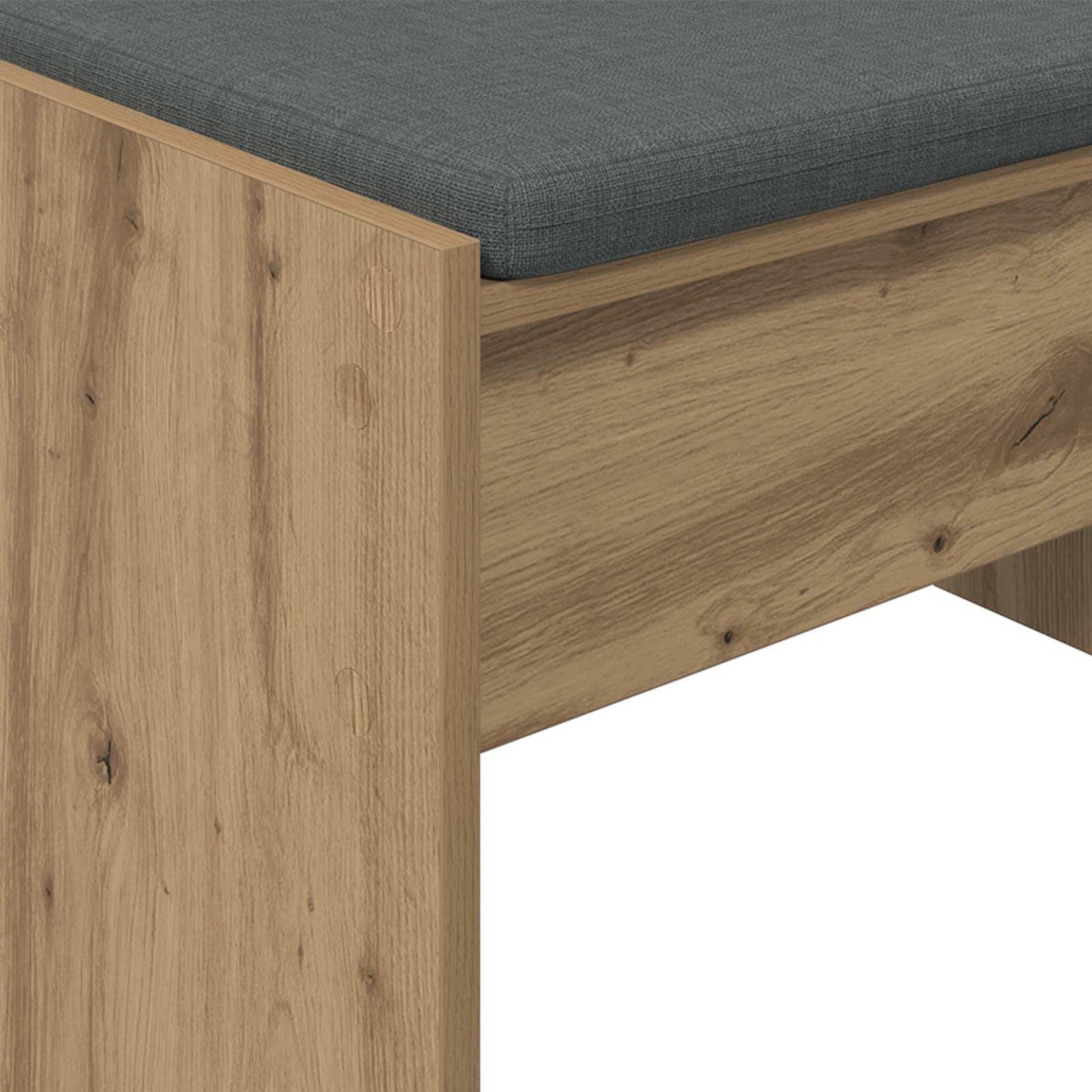Hall Bench Artisan Oak 83 x 38 x 40 cm