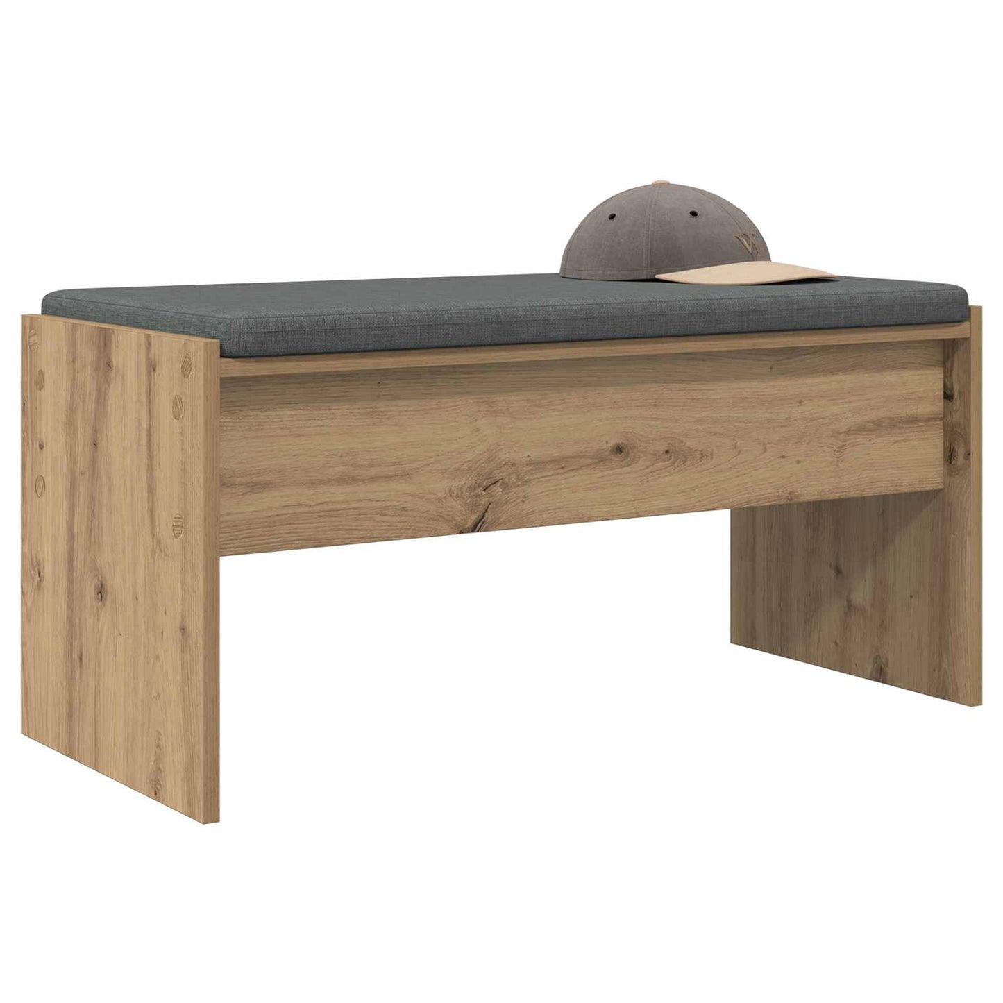 Hall Bench Artisan Oak 83 x 38 x 40 cm