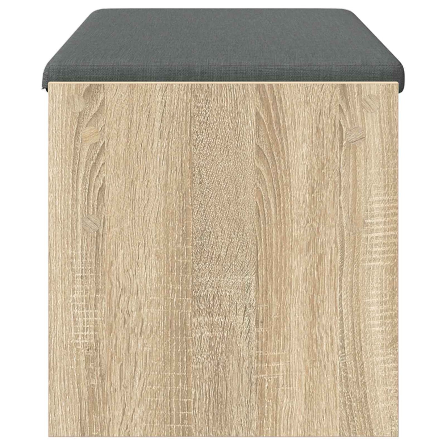 Hall Bench with Cushion Sonoma Oak 103 x 38 x 40 cm