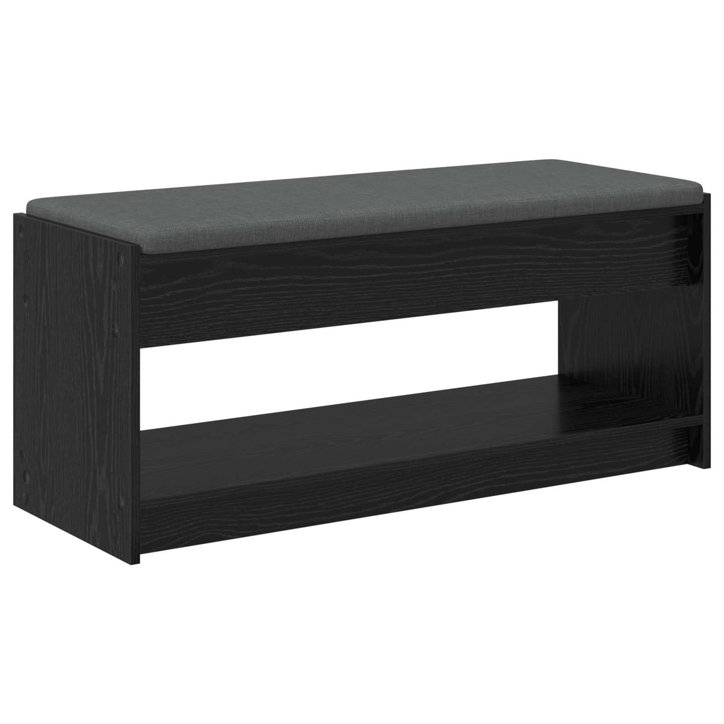 Hall Bench Black Oak 103 x 38 x 45 cm