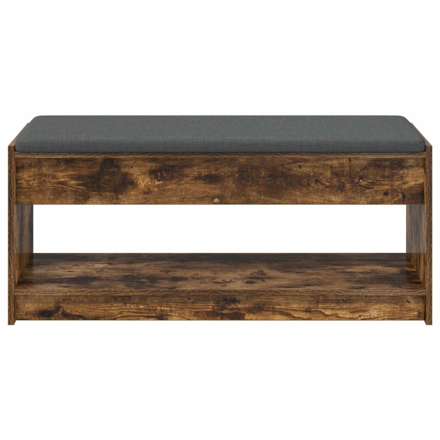 Hall Bench Smoked Oak 103 x 38 x 45 cm
