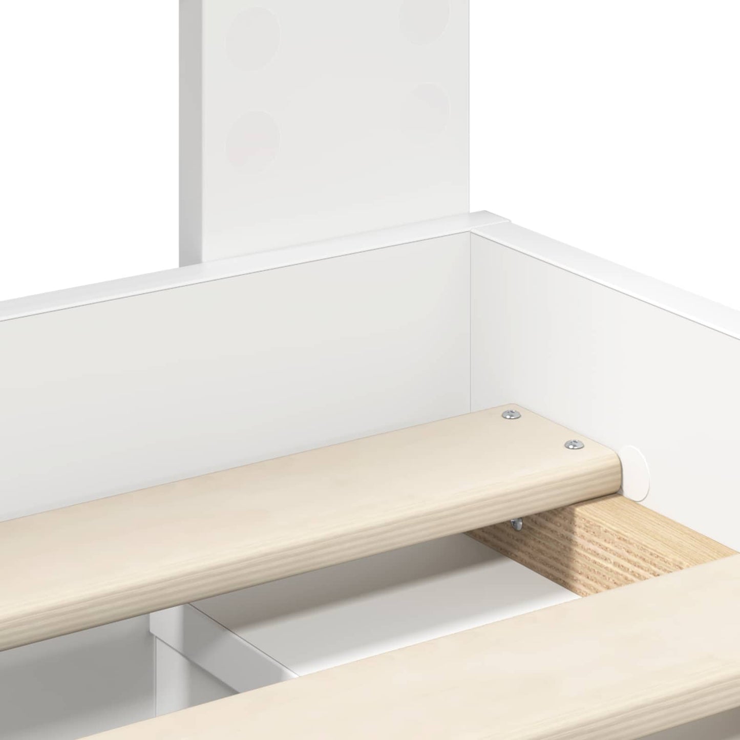 Bed Frame with Headboard White 180 x 200 cm Solid Pine Wood