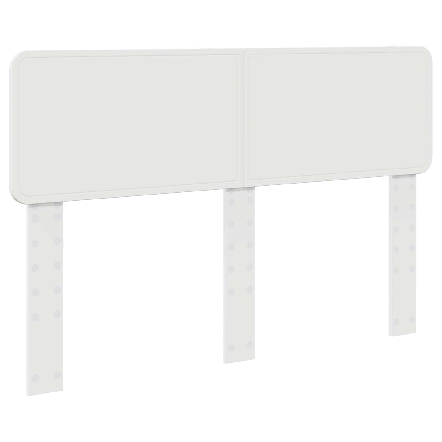 Bed Frame with Headboard White 160 x 200 cm Solid Pine Wood