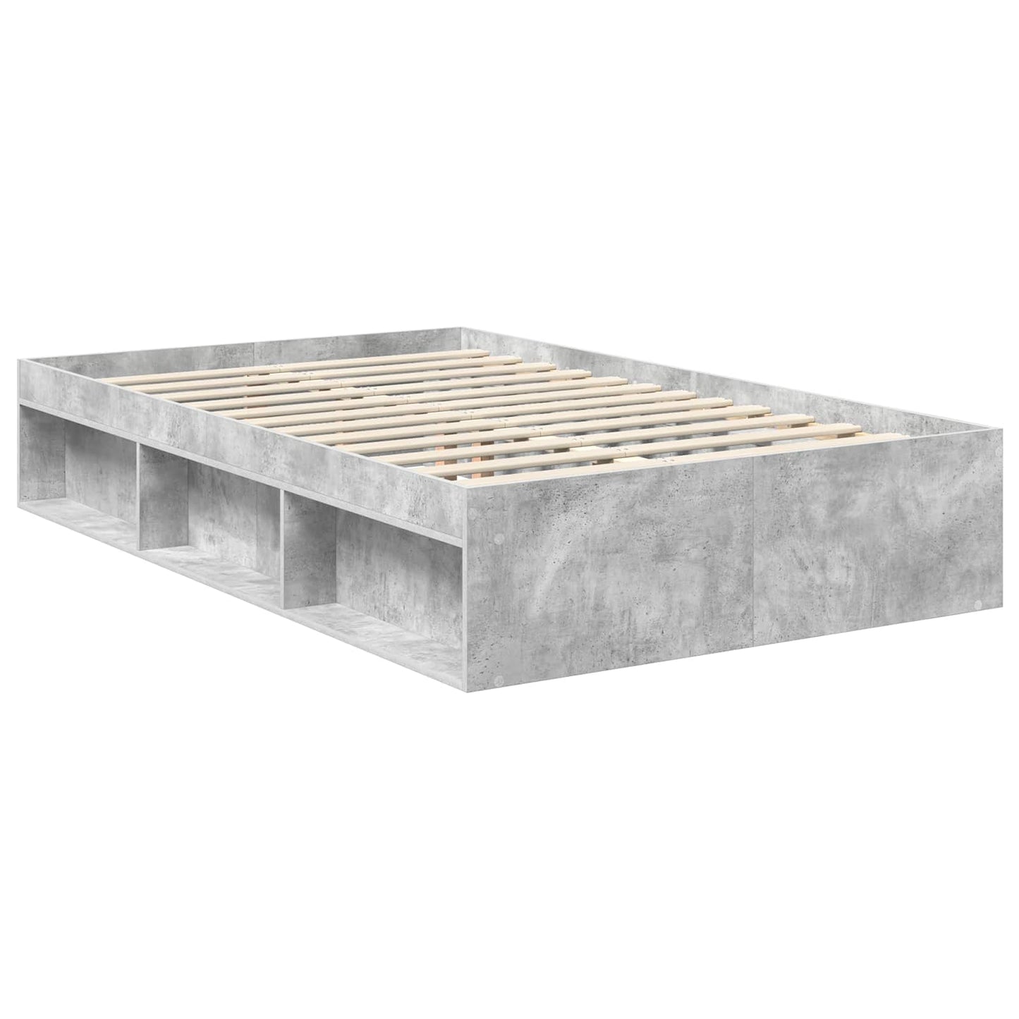 Bed Frame with Headboard Concerte 120 x 200 cm Solid Pine Wood